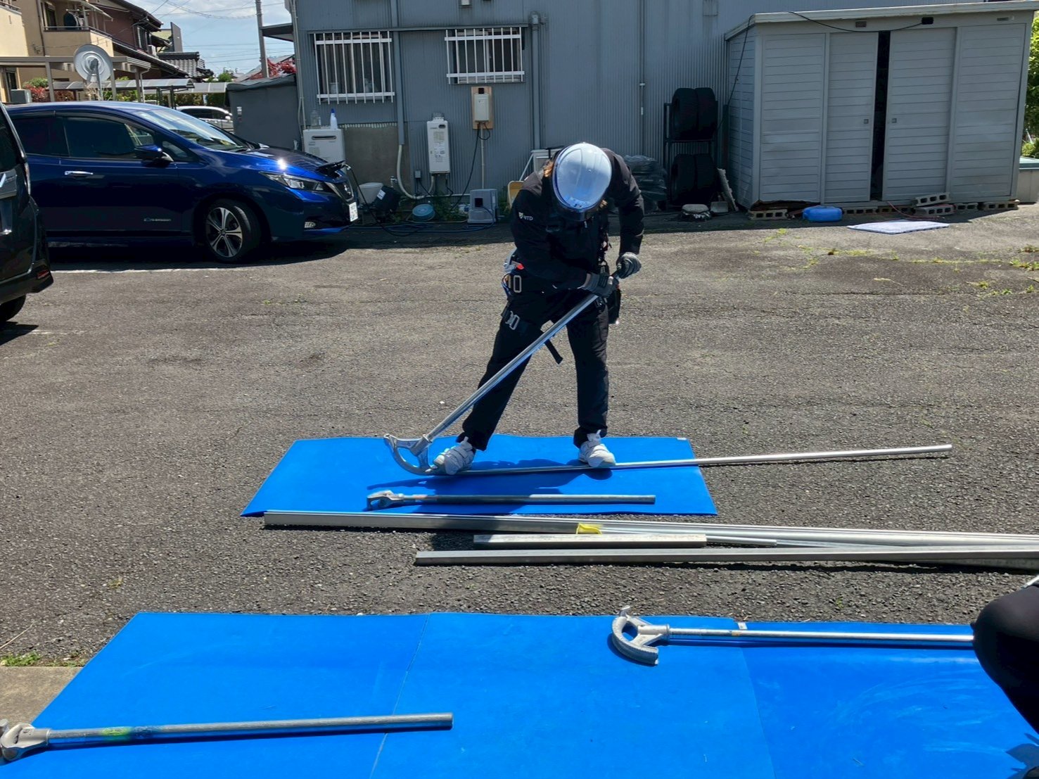 配管加工の研修